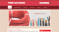 Desktop Screenshot of parikhswitchgears.net